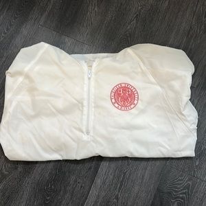 Fairfield University Raincoat, white, size XL , vintage